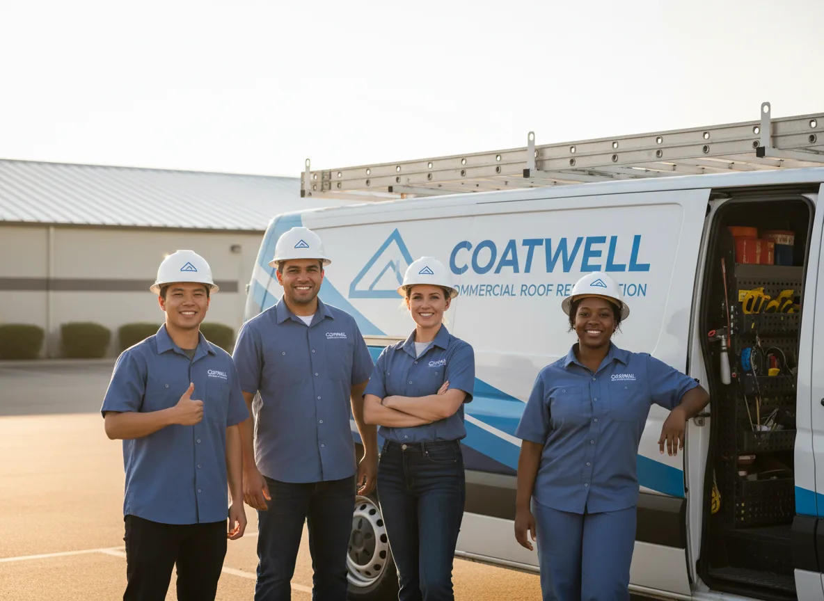 Commercial roof coating company in Beattie, KS